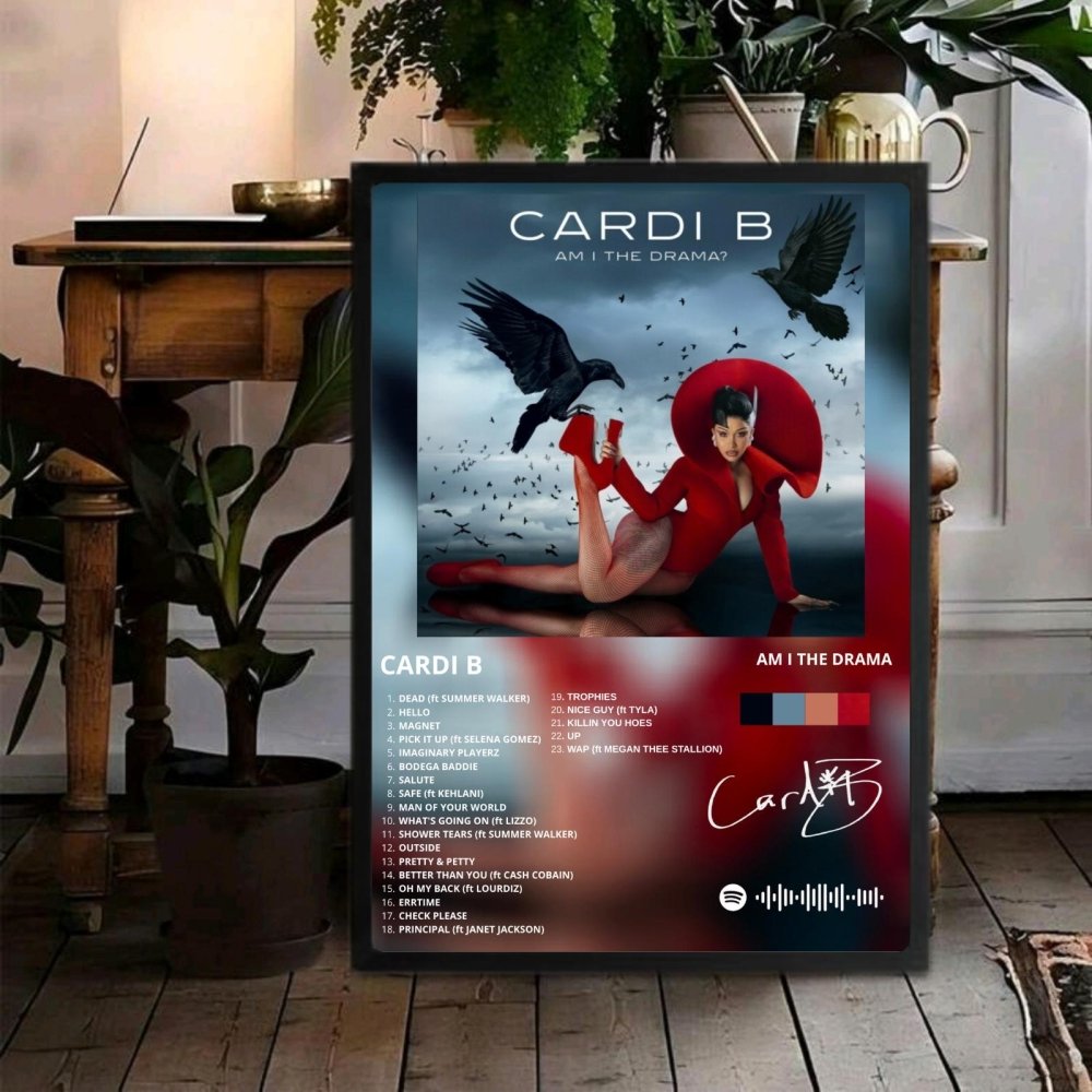 cardi b - am i the drama - Vibes Districtcardi b - am i the drama poster SilverVibes District