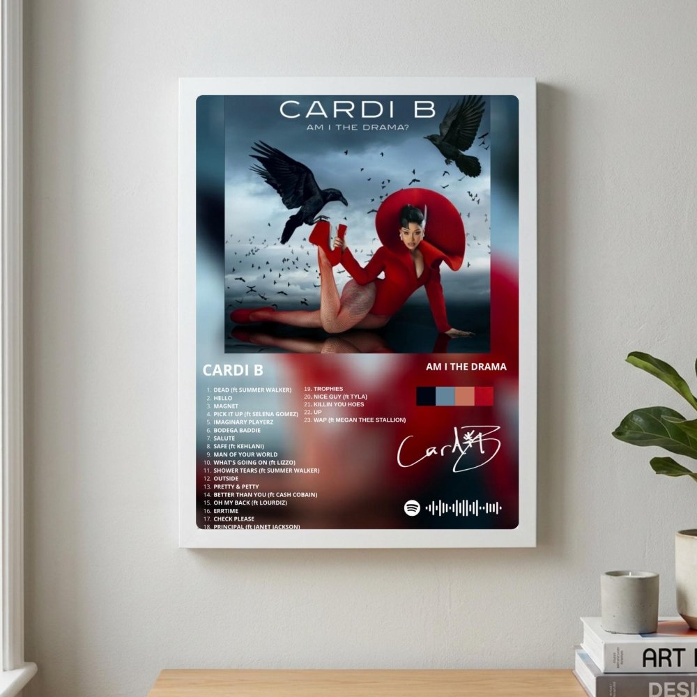 cardi b - am i the drama - Vibes Districtcardi b - am i the drama poster SilverVibes District