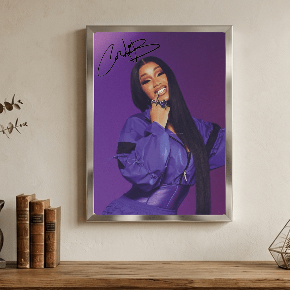 Cardi B Poster with Frame - Vibes DistrictCardi B Poster with Frame GoldVibes District