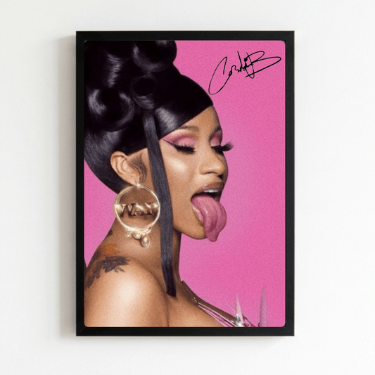 Cardi B Poster with Frame - Vibes DistrictCardi B Poster with Frame NeroVibes District