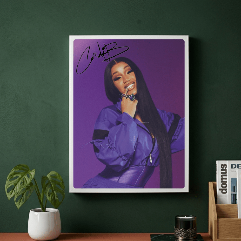 Cardi B Poster with Frame - Vibes DistrictCardi B Poster with Frame GoldVibes District