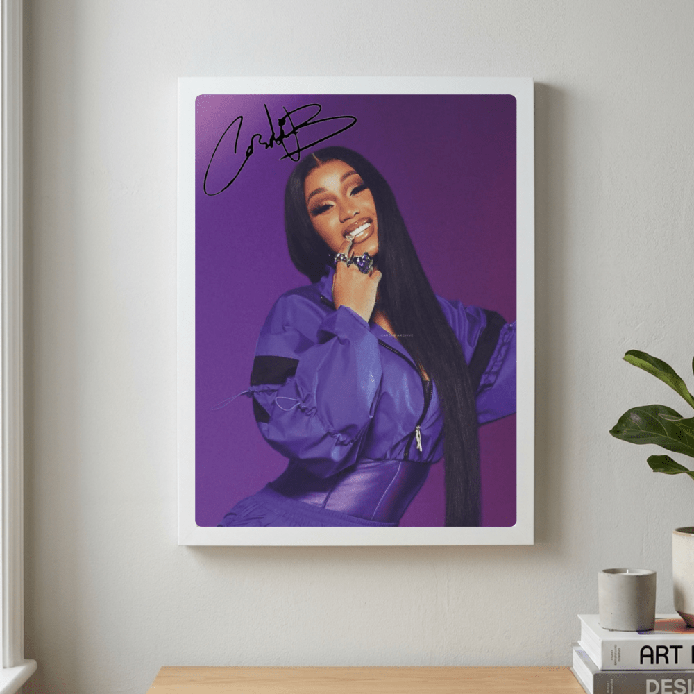 Cardi B Poster with Frame - Vibes DistrictCardi B Poster with Frame GoldVibes District