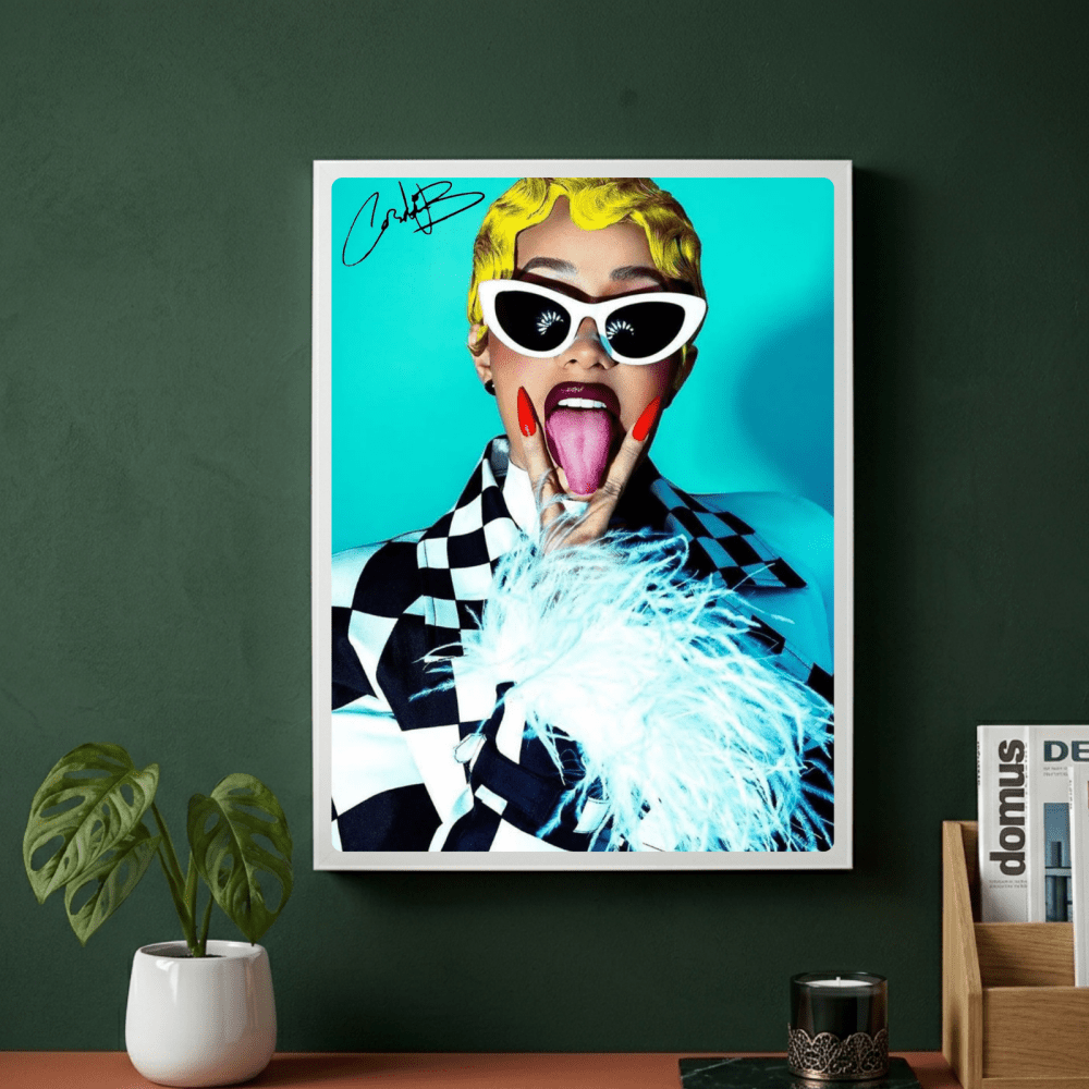 Cardi B Poster with Frame - Vibes DistrictCardi B Poster with Frame GoldVibes District