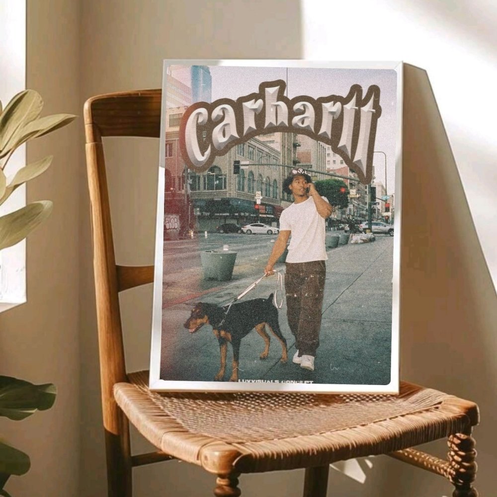 carhartt poster - Vibes Districtcarhartt poster poster SilverVibes District
