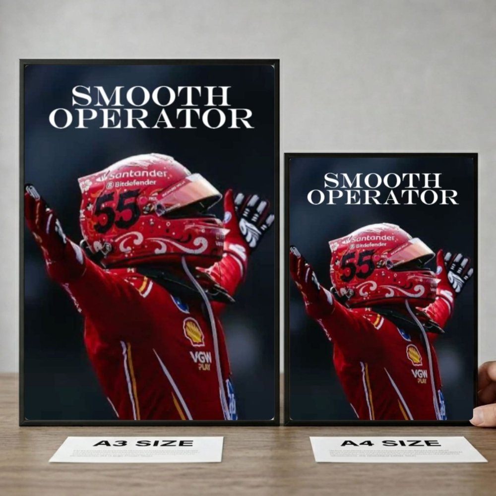 carlos sainz ferrari f1 - Vibes Districtcarlos sainz ferrari f1 poster BiancoVibes District