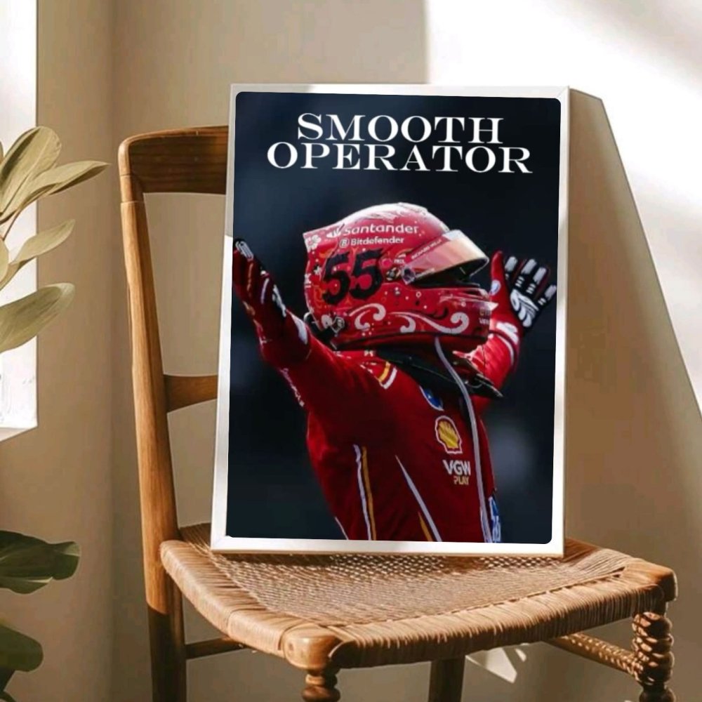 carlos sainz ferrari f1 - Vibes Districtcarlos sainz ferrari f1 poster BiancoVibes District