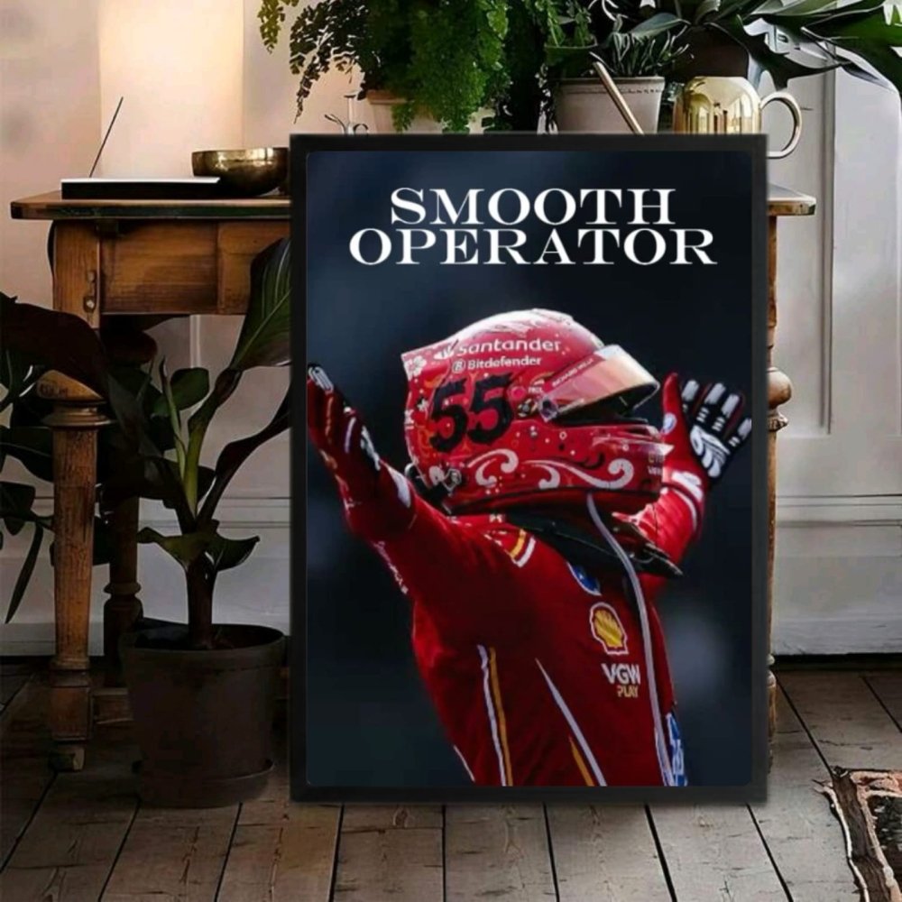 carlos sainz ferrari f1 - Vibes Districtcarlos sainz ferrari f1 poster BiancoVibes District