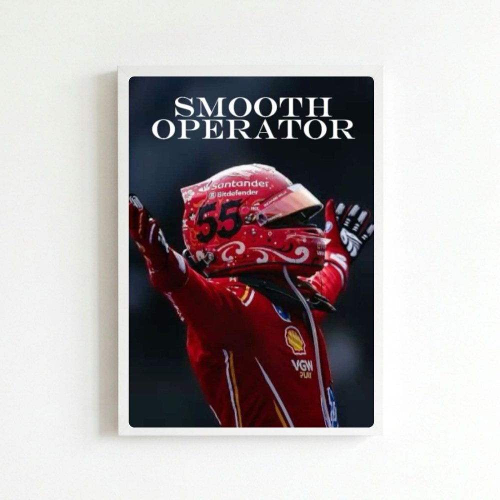 carlos sainz ferrari f1 - Vibes Districtcarlos sainz ferrari f1 poster BiancoVibes District