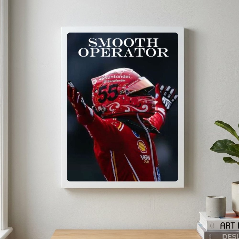 carlos sainz ferrari f1 - Vibes Districtcarlos sainz ferrari f1 poster BiancoVibes District