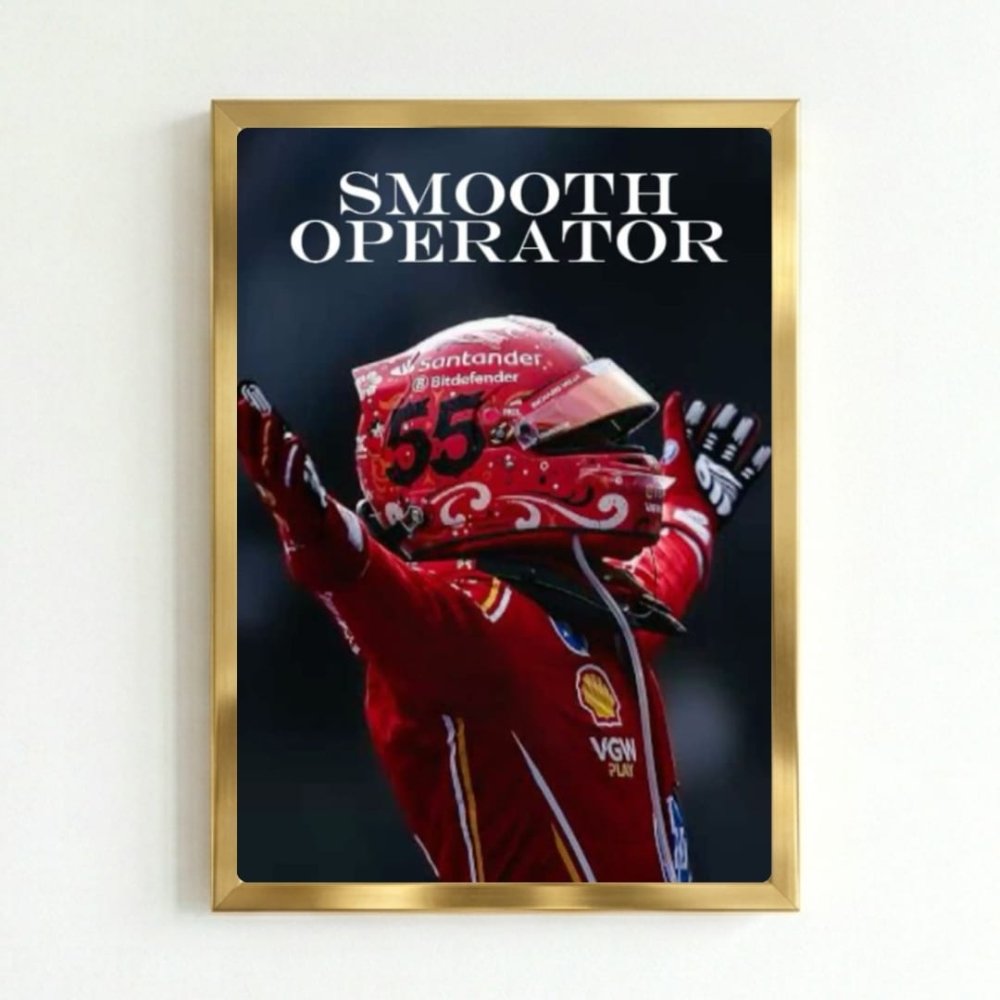 carlos sainz ferrari f1 - Vibes Districtcarlos sainz ferrari f1 poster GoldVibes District