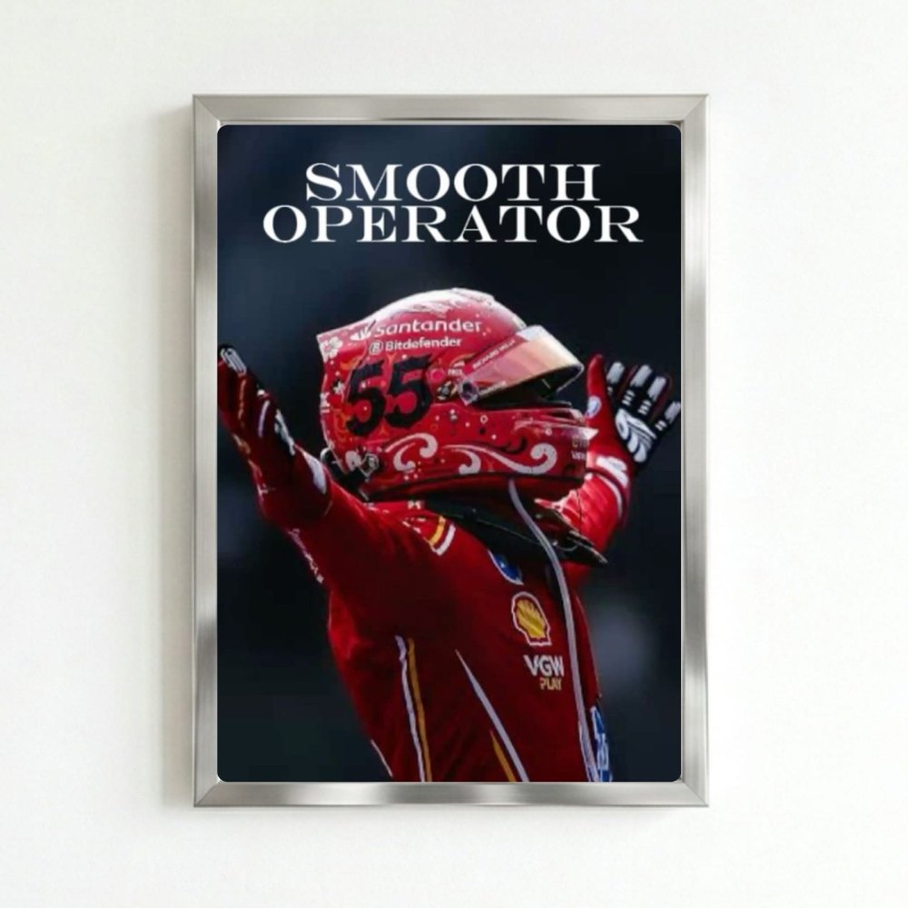 carlos sainz ferrari f1 - Vibes Districtcarlos sainz ferrari f1 poster SilverVibes District