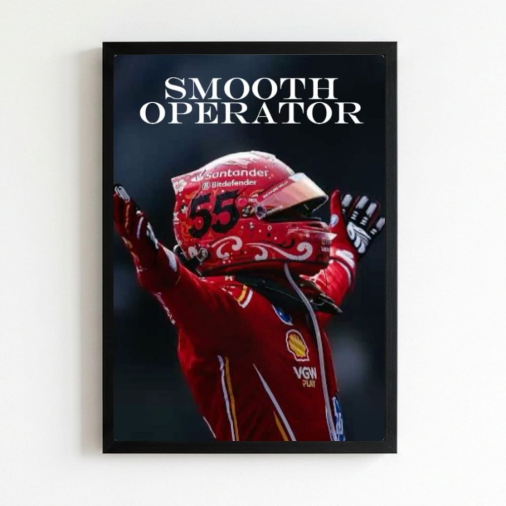 carlos sainz ferrari f1 - Vibes Districtcarlos sainz ferrari f1 poster NeroVibes District