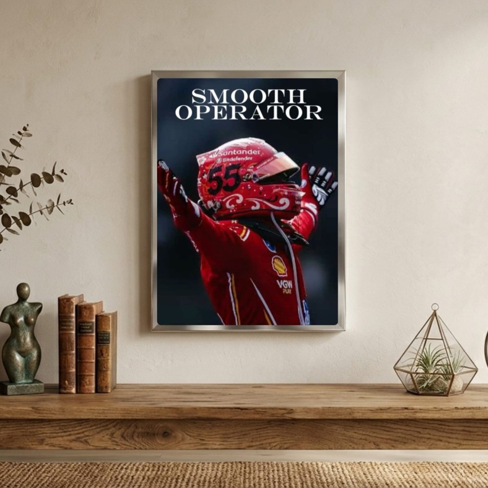 carlos sainz ferrari f1 - Vibes Districtcarlos sainz ferrari f1 poster BiancoVibes District