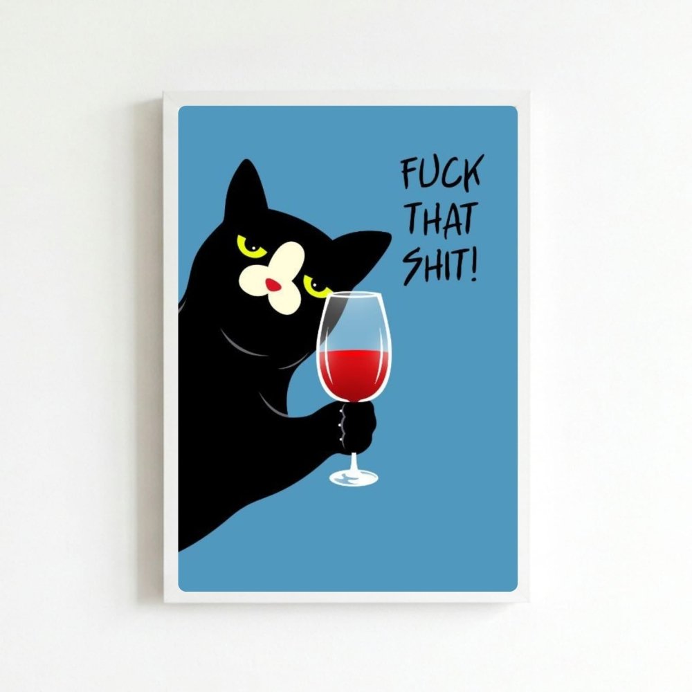 cat, bar and restaurant decoration - Vibes Districtcat, bar and restaurant decoration poster BiancoVibes District