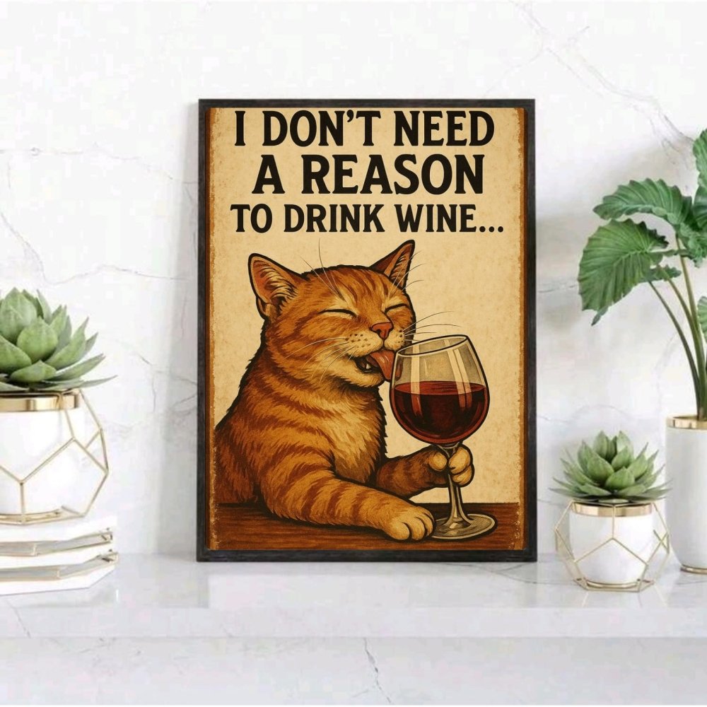 cat, bar and restaurant decoration - Vibes Districtcat, bar and restaurant decoration poster GoldVibes District