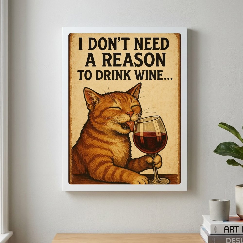 cat, bar and restaurant decoration - Vibes Districtcat, bar and restaurant decoration poster GoldVibes District