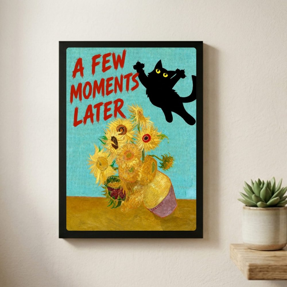 cat posters van gogh - Vibes Districtcat posters van gogh poster GoldVibes District