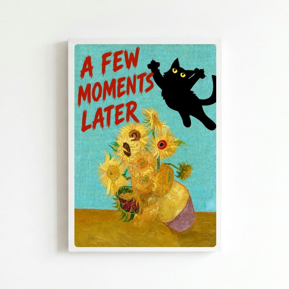 cat posters van gogh - Vibes Districtcat posters van gogh poster BiancoVibes District