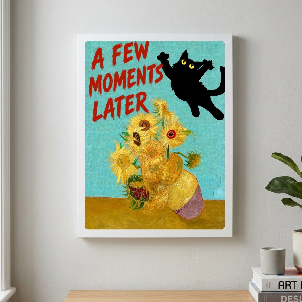 cat posters van gogh - Vibes Districtcat posters van gogh poster GoldVibes District