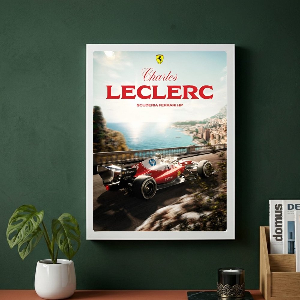 charles leclerc ferrari f1 - Vibes Districtcharles leclerc ferrari f1 poster NeroVibes District