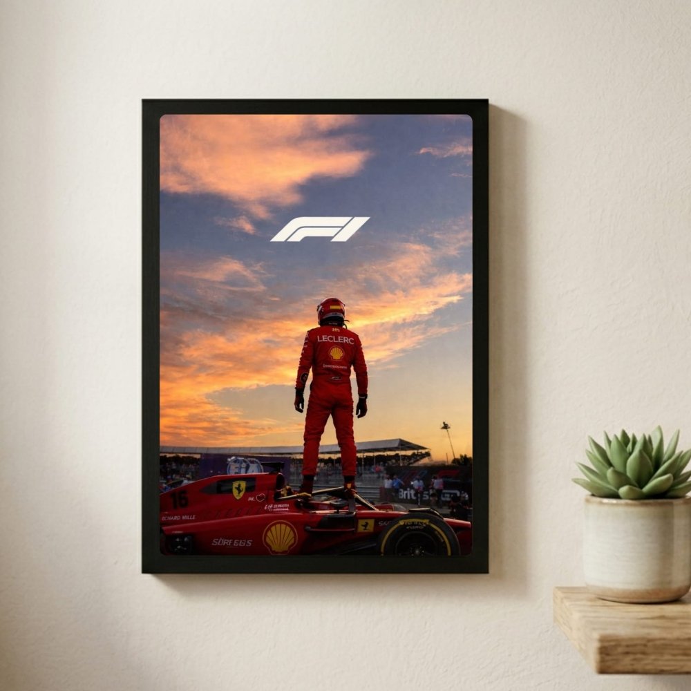 charles leclerc ferrari f1 - Vibes Districtcharles leclerc ferrari f1 poster BiancoVibes District