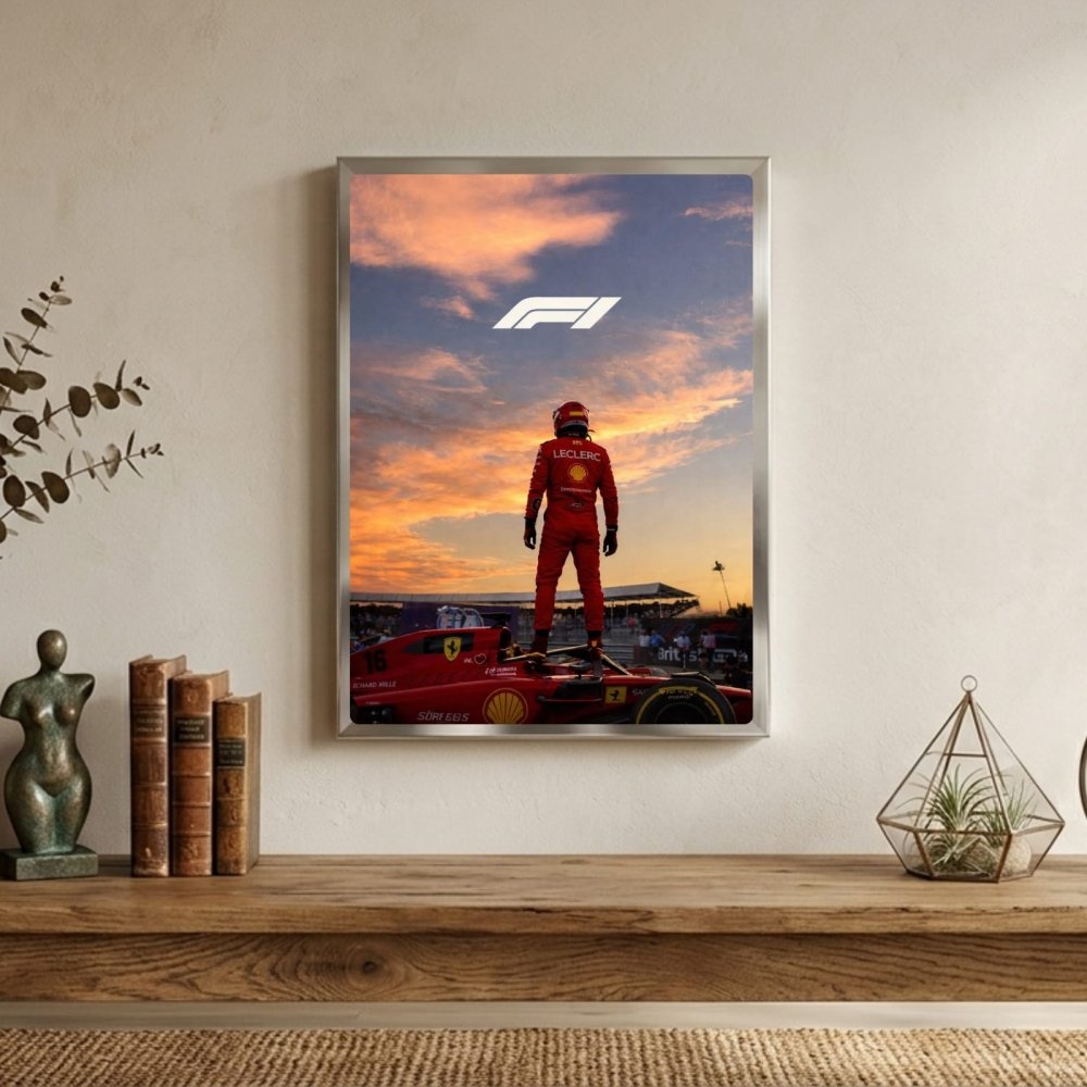 charles leclerc ferrari f1 - Vibes Districtcharles leclerc ferrari f1 poster BiancoVibes District