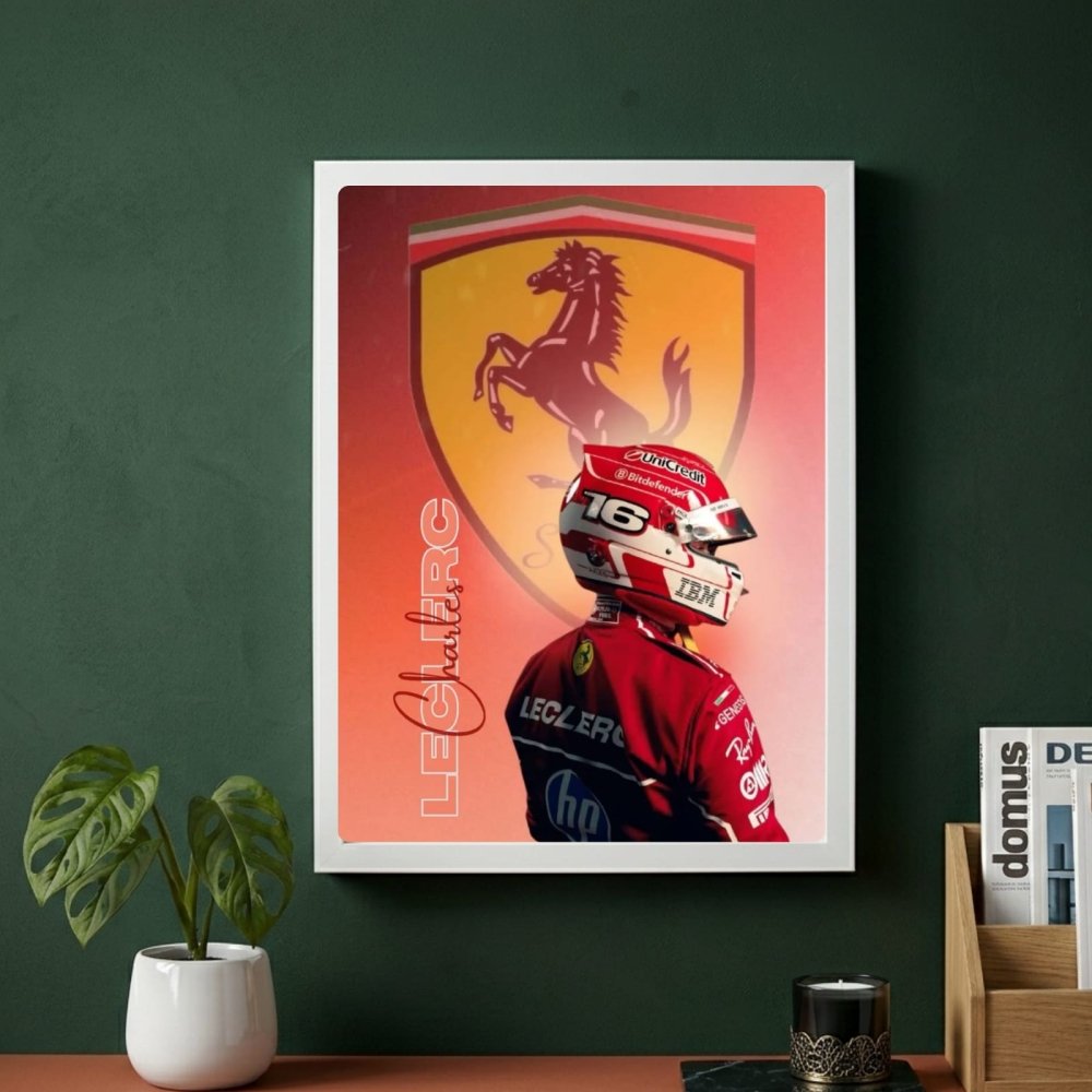 charles leclerc ferrari f1 - Vibes Districtcharles leclerc ferrari f1 poster NeroVibes District