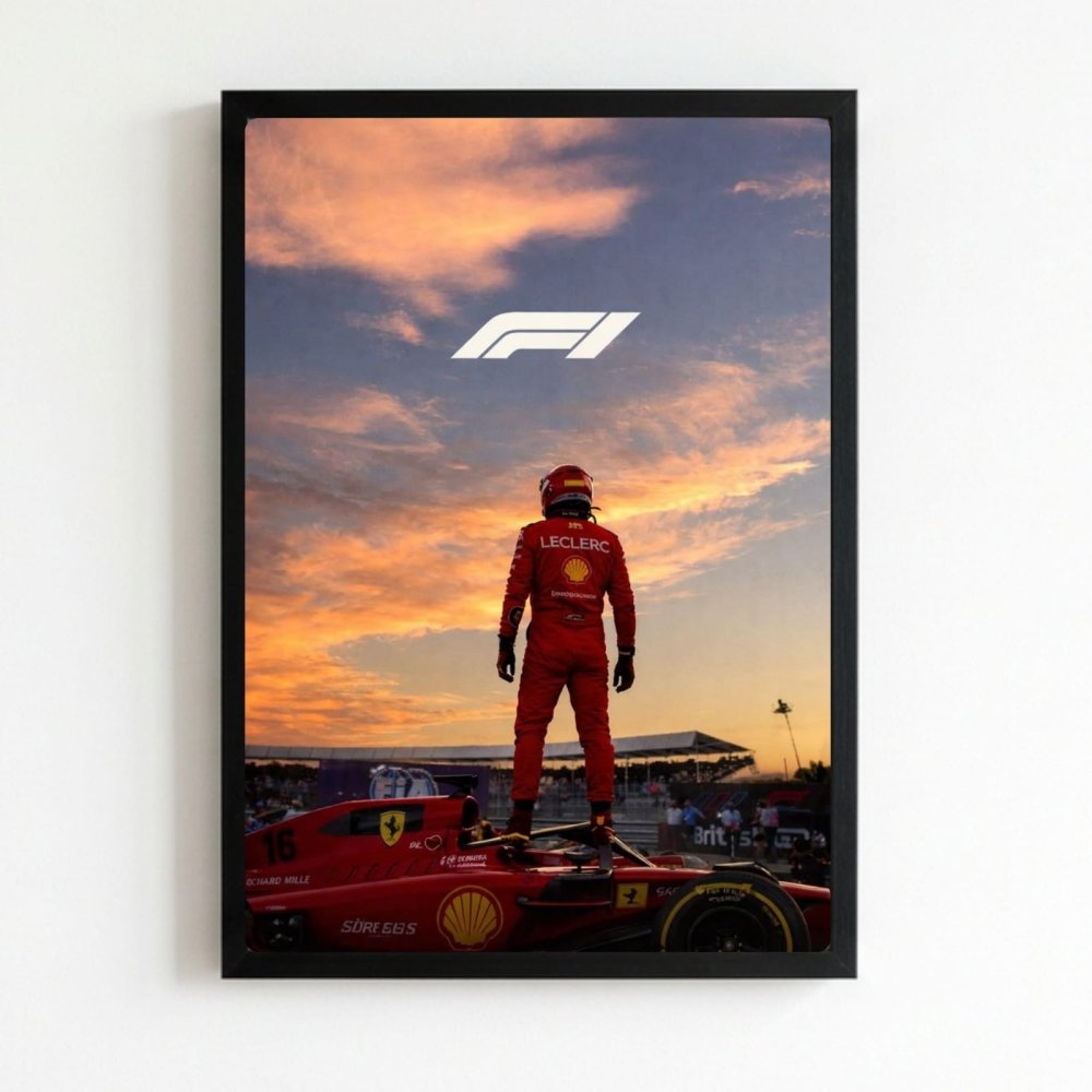 charles leclerc ferrari f1 - Vibes Districtcharles leclerc ferrari f1 poster NeroVibes District