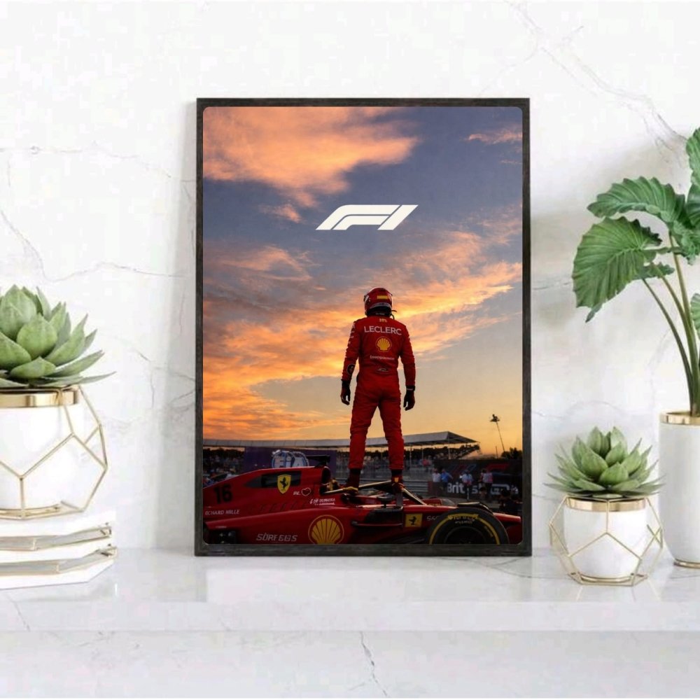 charles leclerc ferrari f1 - Vibes Districtcharles leclerc ferrari f1 poster BiancoVibes District