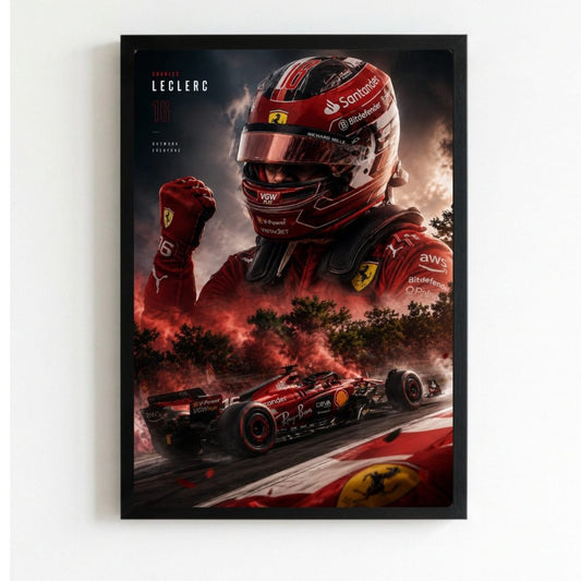 charles leclerc ferrari f1 - Vibes Districtcharles leclerc ferrari f1 poster NeroVibes District