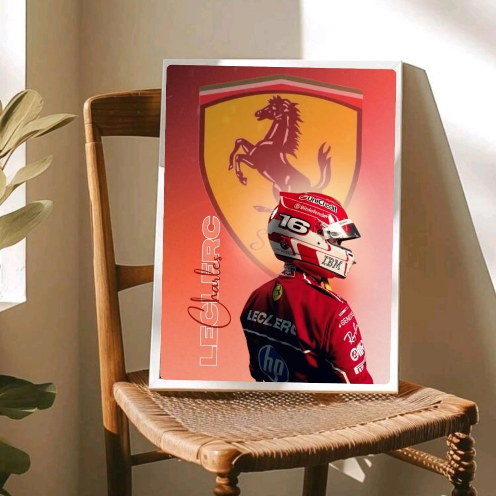 charles leclerc ferrari f1 - Vibes Districtcharles leclerc ferrari f1 poster NeroVibes District