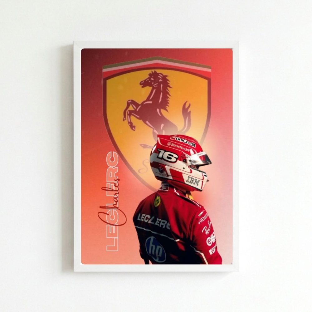 charles leclerc ferrari f1 - Vibes Districtcharles leclerc ferrari f1 poster NeroVibes District