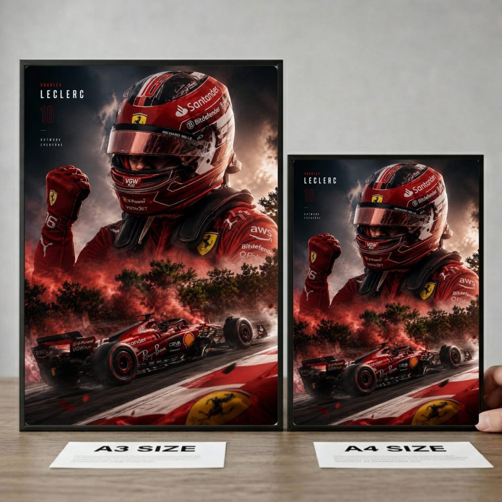 charles leclerc ferrari f1 - Vibes Districtcharles leclerc ferrari f1 poster GoldVibes District