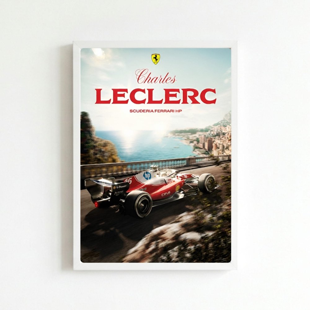 charles leclerc ferrari f1 - Vibes Districtcharles leclerc ferrari f1 poster NeroVibes District