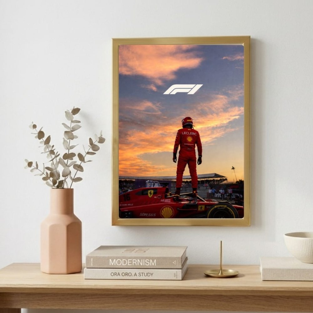 charles leclerc ferrari f1 - Vibes Districtcharles leclerc ferrari f1 poster BiancoVibes District