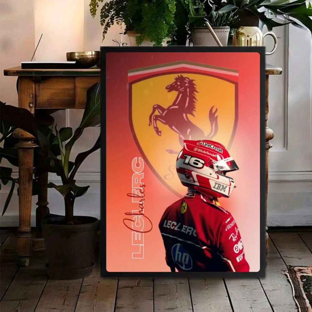 charles leclerc ferrari f1 - Vibes Districtcharles leclerc ferrari f1 poster NeroVibes District
