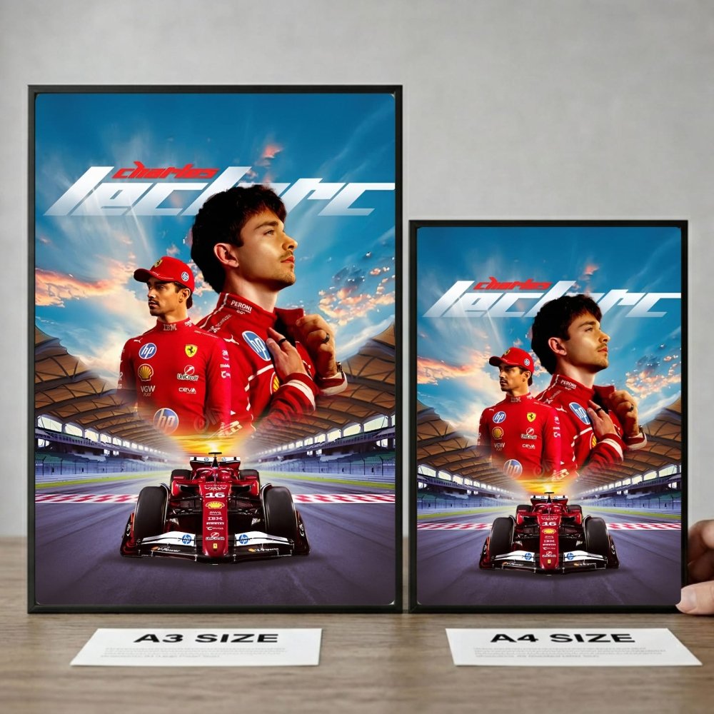 charles leclerc ferrari f1 - Vibes Districtcharles leclerc ferrari f1 poster GoldVibes District