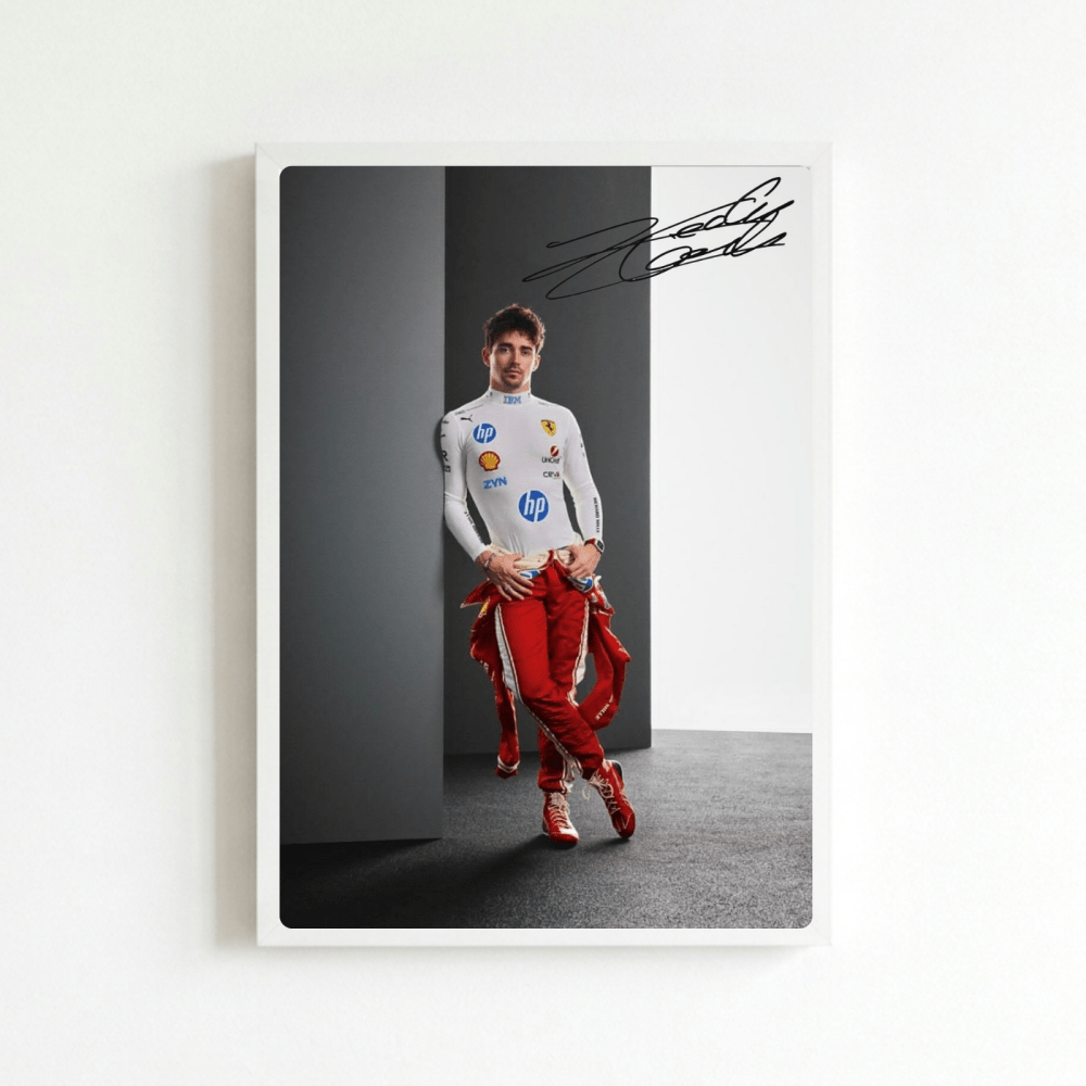 charles leclerc ferrari f1 - Vibes Districtcharles leclerc ferrari f1 poster BiancoVibes District