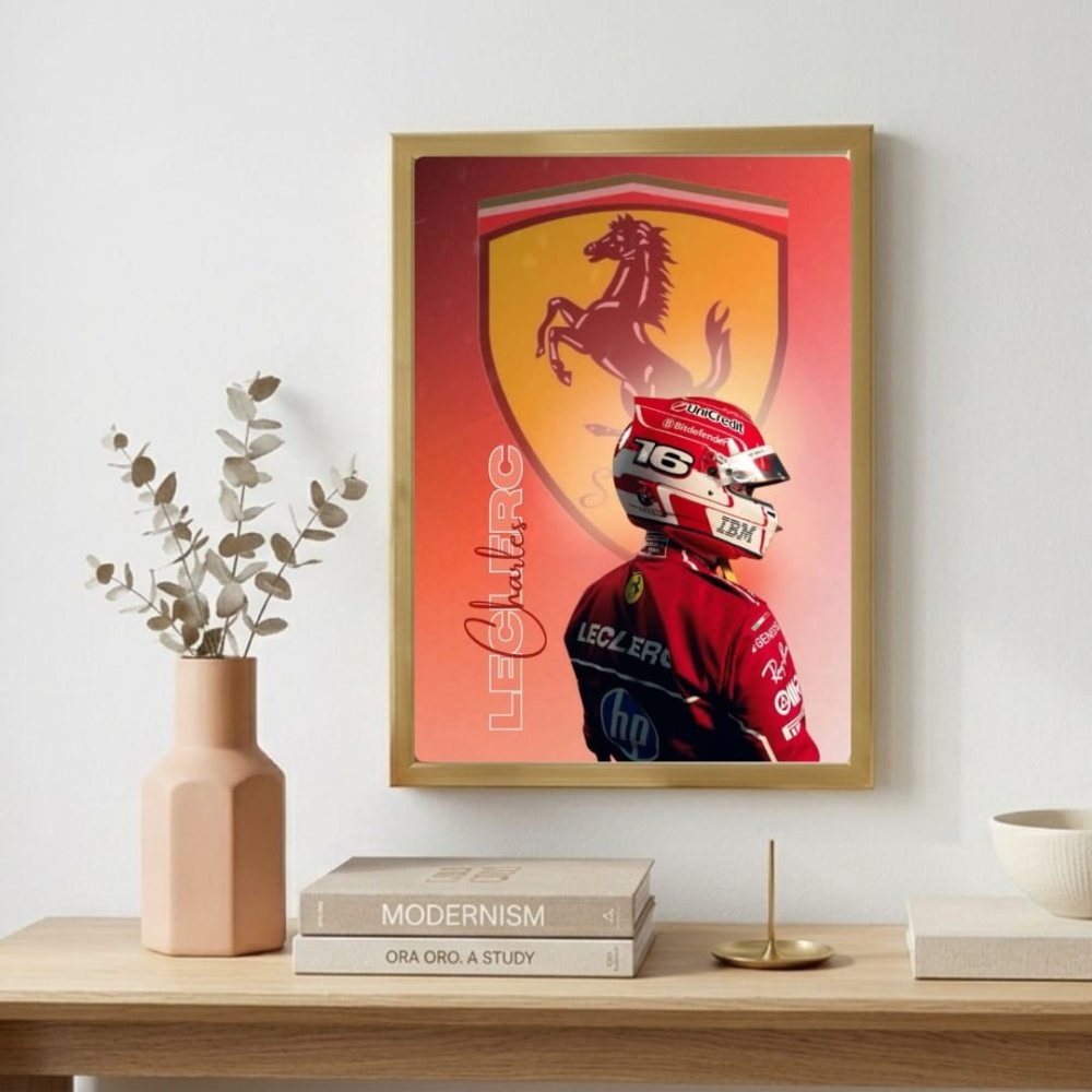 charles leclerc ferrari f1 - Vibes Districtcharles leclerc ferrari f1 poster NeroVibes District