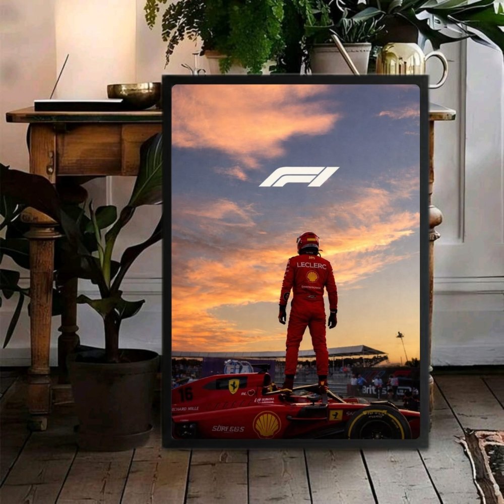 charles leclerc ferrari f1 - Vibes Districtcharles leclerc ferrari f1 poster BiancoVibes District