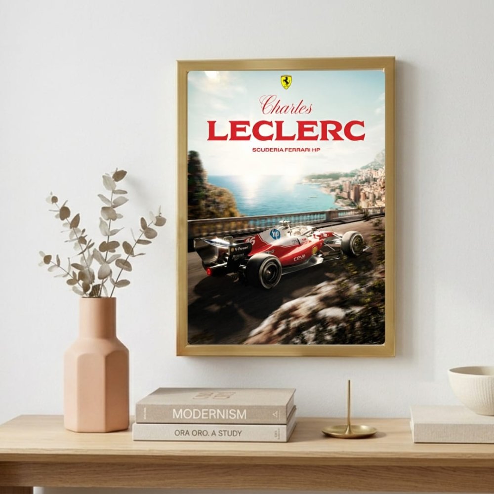 charles leclerc ferrari f1 - Vibes Districtcharles leclerc ferrari f1 poster NeroVibes District