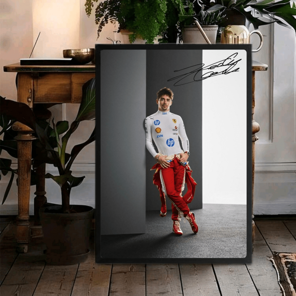 charles leclerc ferrari f1 - Vibes Districtcharles leclerc ferrari f1 poster GoldVibes District
