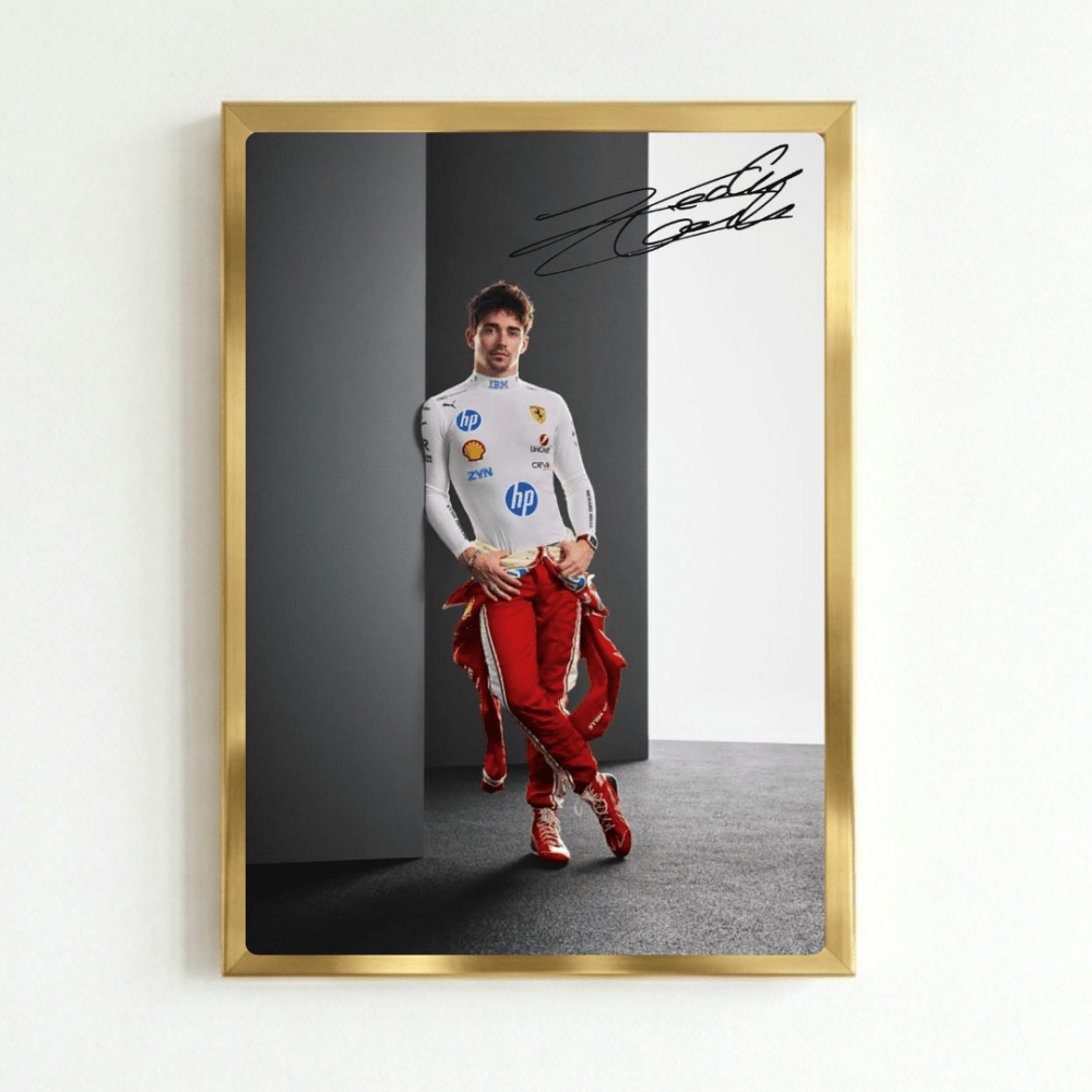 charles leclerc ferrari f1 - Vibes Districtcharles leclerc ferrari f1 poster GoldVibes District