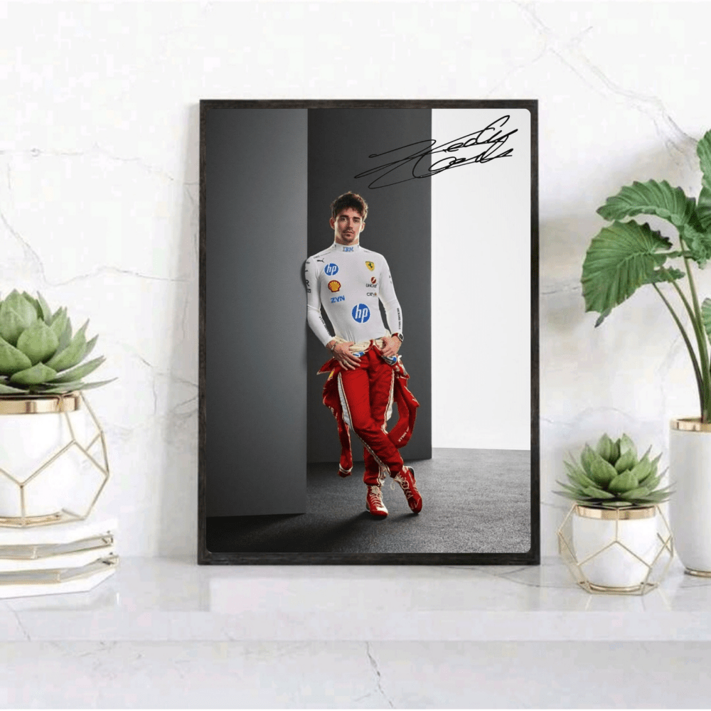 charles leclerc ferrari f1 - Vibes Districtcharles leclerc ferrari f1 poster GoldVibes District