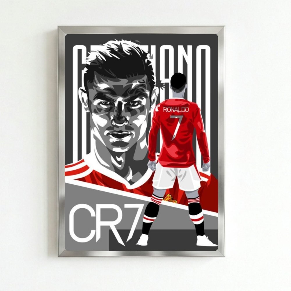cr7, cristiano ronaldo - Vibes Districtcr7, cristiano ronaldo poster SilverVibes District