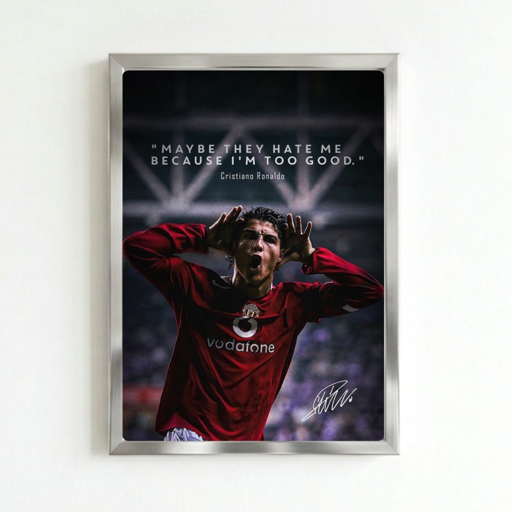 cr7, cristiano ronaldo - Vibes Districtcr7, cristiano ronaldo poster SilverVibes District
