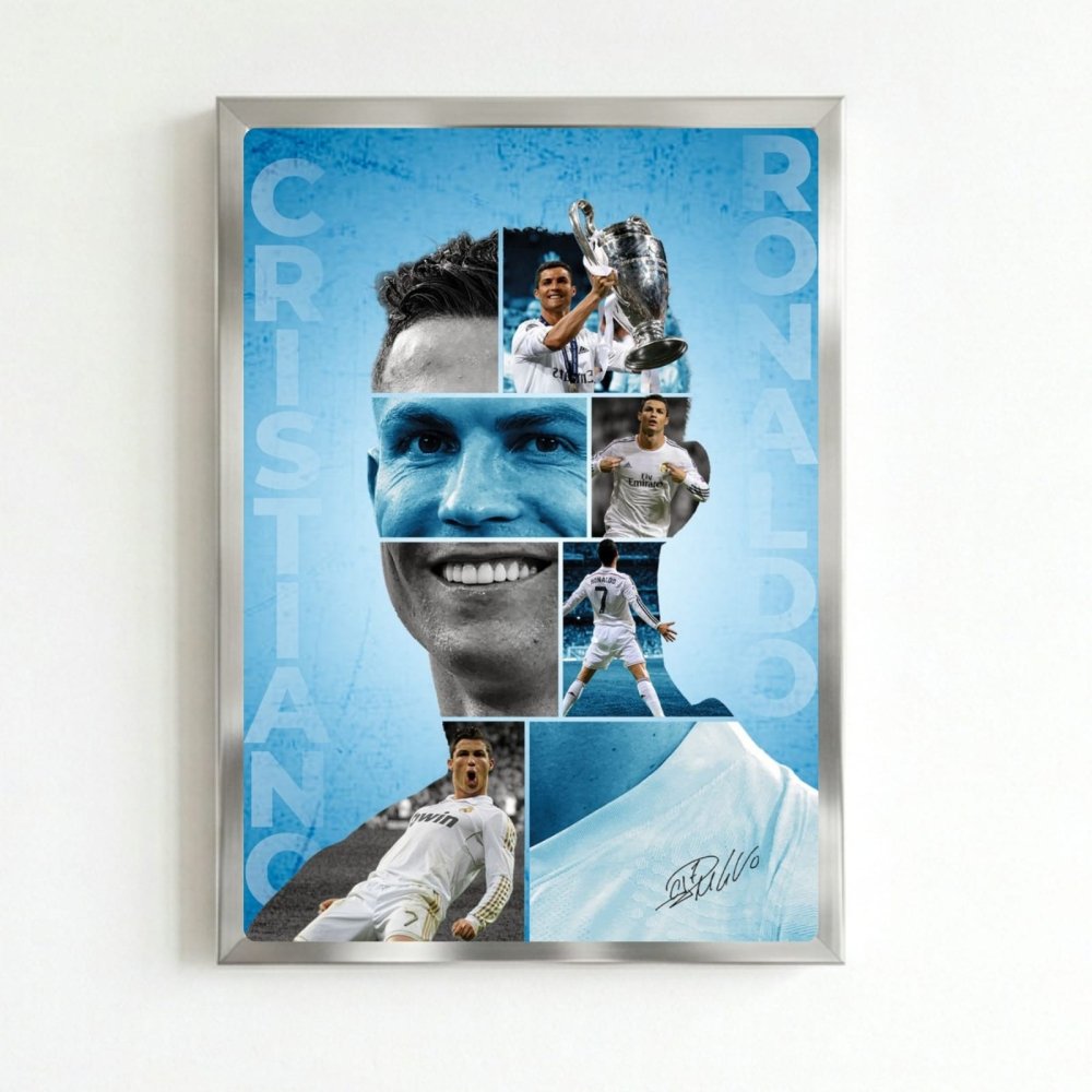 cr7, cristiano ronaldo - Vibes Districtcr7, cristiano ronaldo poster SilverVibes District