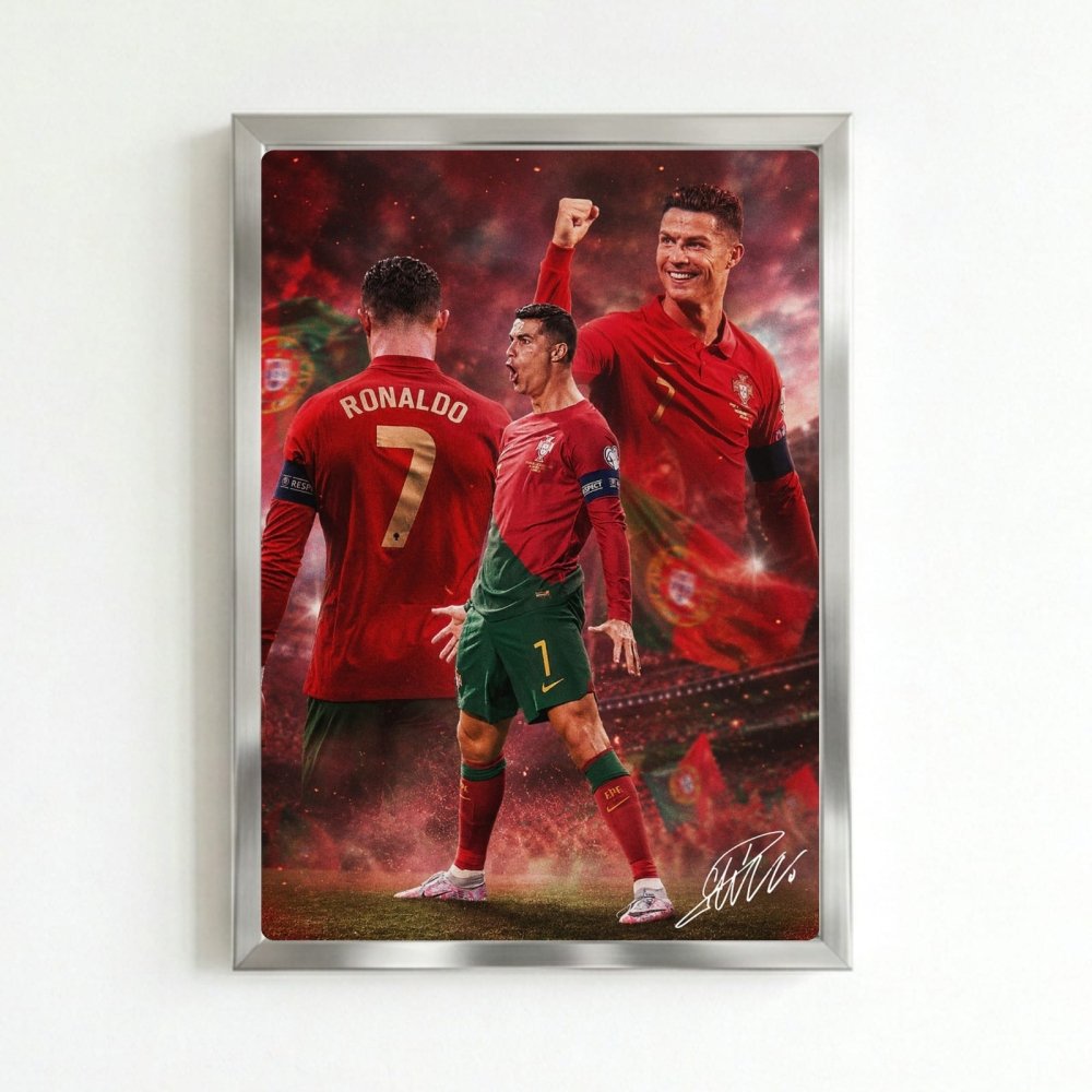 cr7, cristiano ronaldo - Vibes Districtcr7, cristiano ronaldo poster SilverVibes District