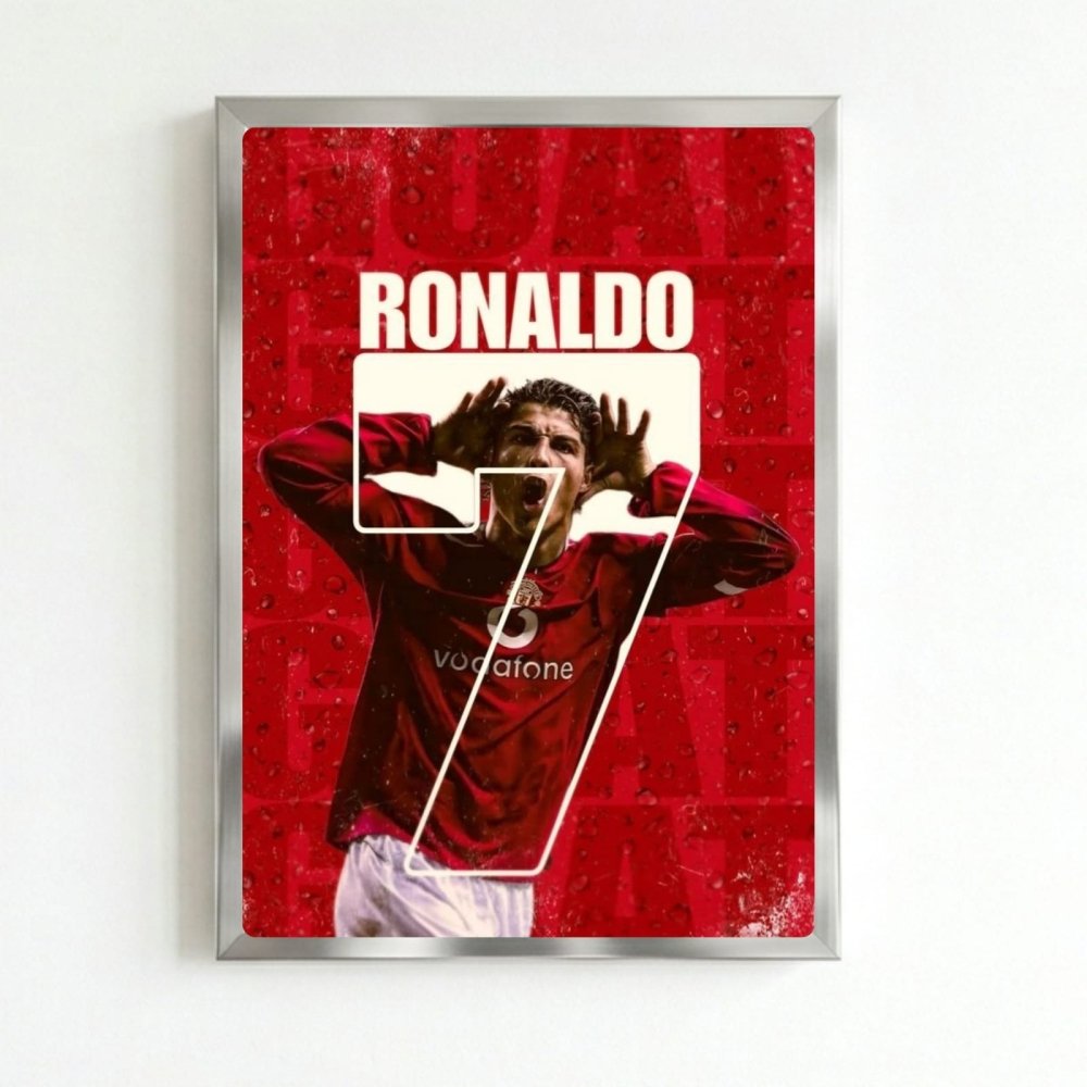 cr7, cristiano ronaldo - Vibes Districtcr7, cristiano ronaldo poster SilverVibes District