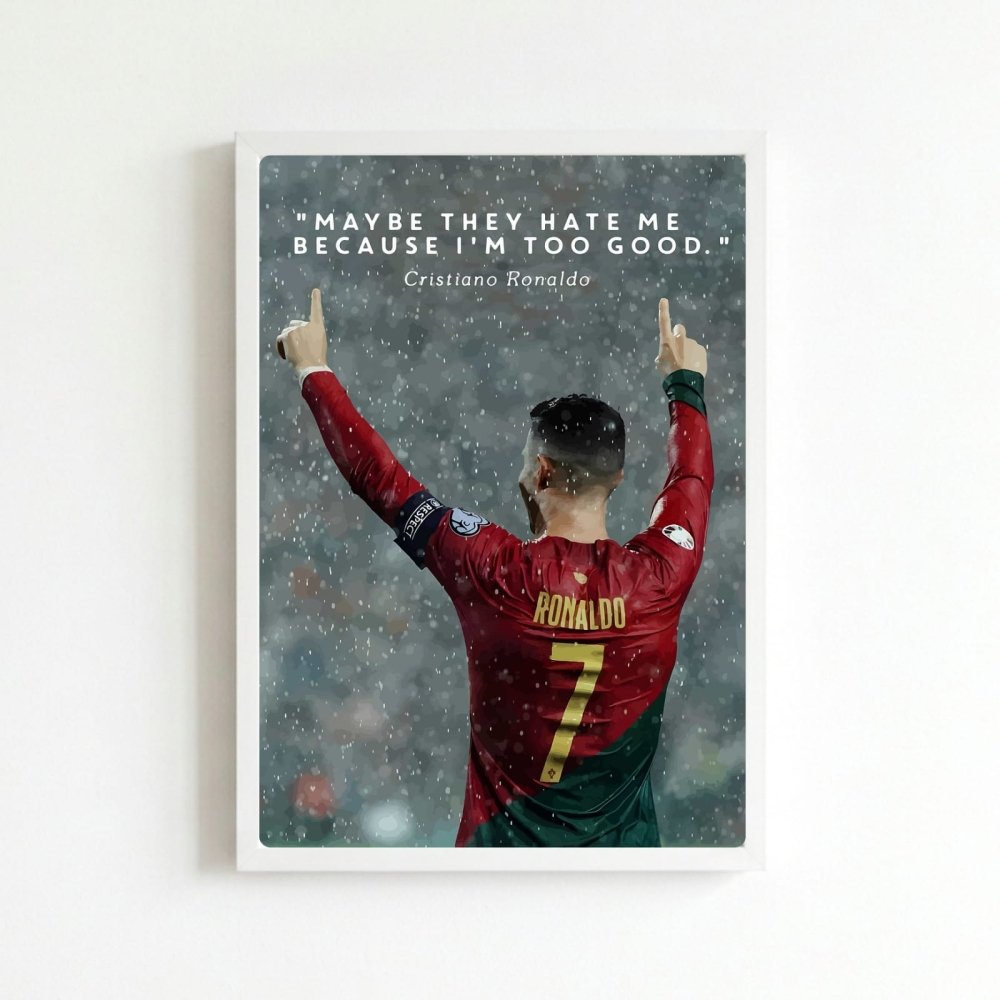 cr7, cristiano ronaldo - Vibes Districtcr7, cristiano ronaldo poster BiancoVibes District